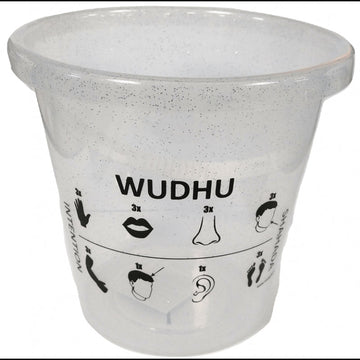 Wudu bucket -white
