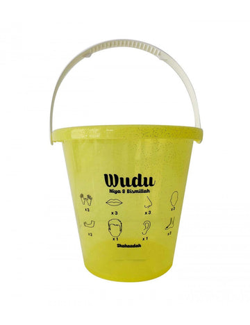 Wudu bucket -yellow