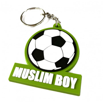 Keychain -muslim boy -voetbal