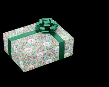 Gift wrapping paper -Mosaic green (50x70cm folded)