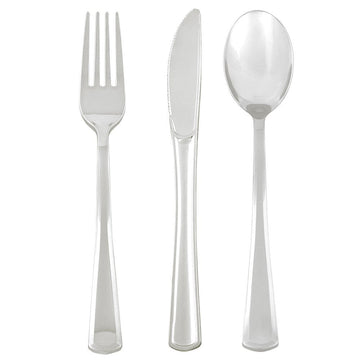 Cutlery -silver (plastic)