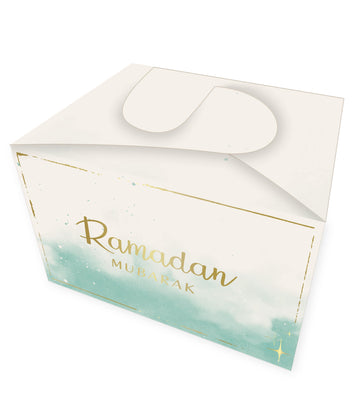 Cookie box Ramadan -mint green