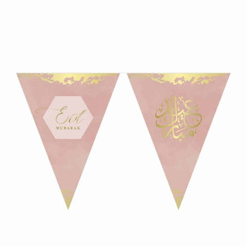 Bunting Eid -Old pink