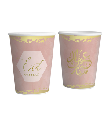 Cups Eid -Old pink (6pcs)