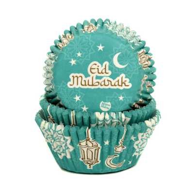 Baking cups Eid Mubarak - 50pcs