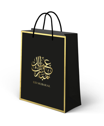 Giftbag Eid -black gold