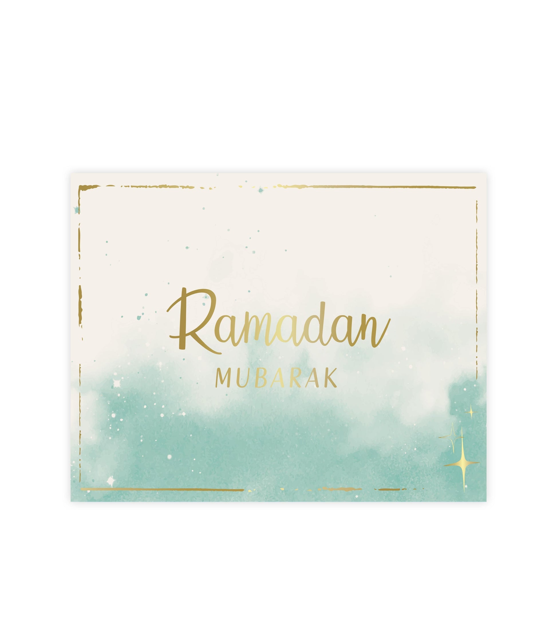 Ramadan Mubarak placemats mint (6 stuks)