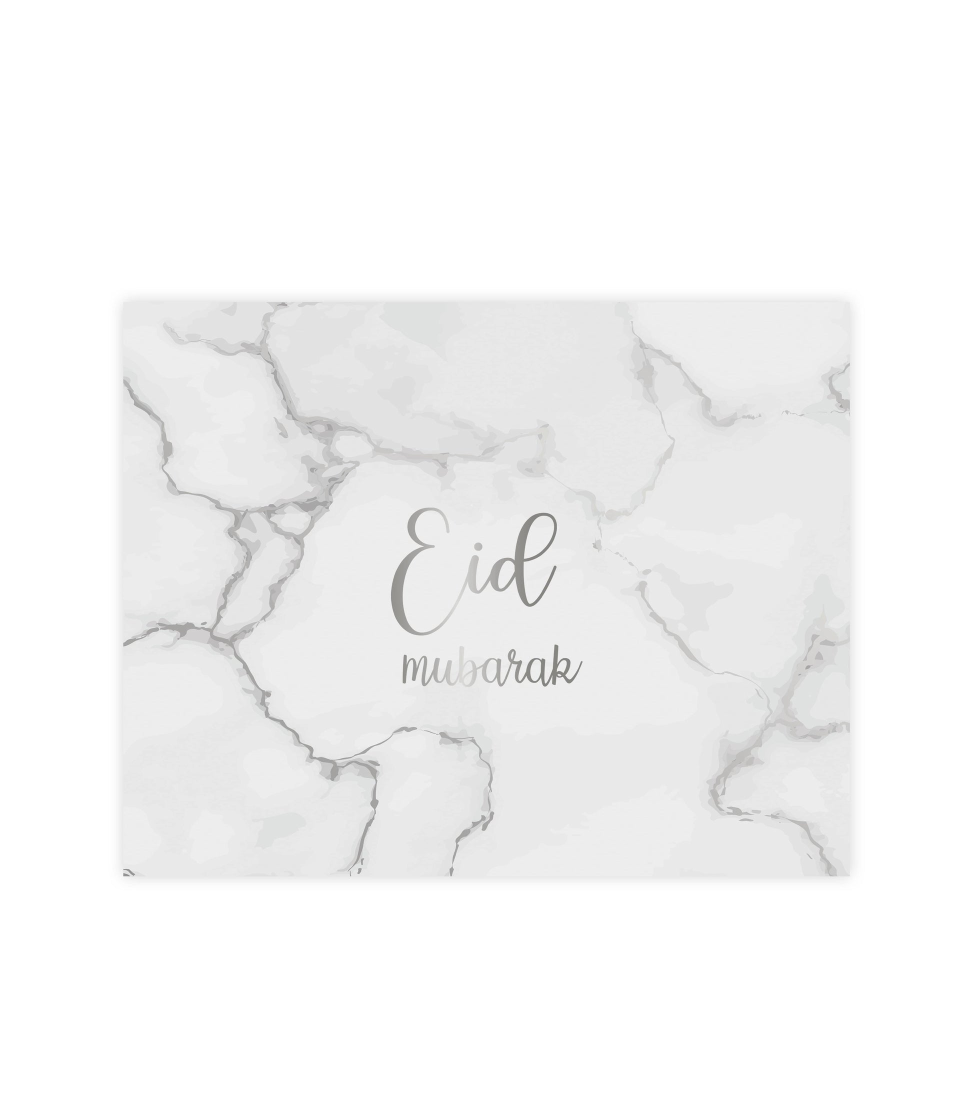 Eid Placemats - Marmer-Zilver