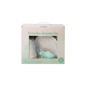 Decoration box Ramadan -mint green
