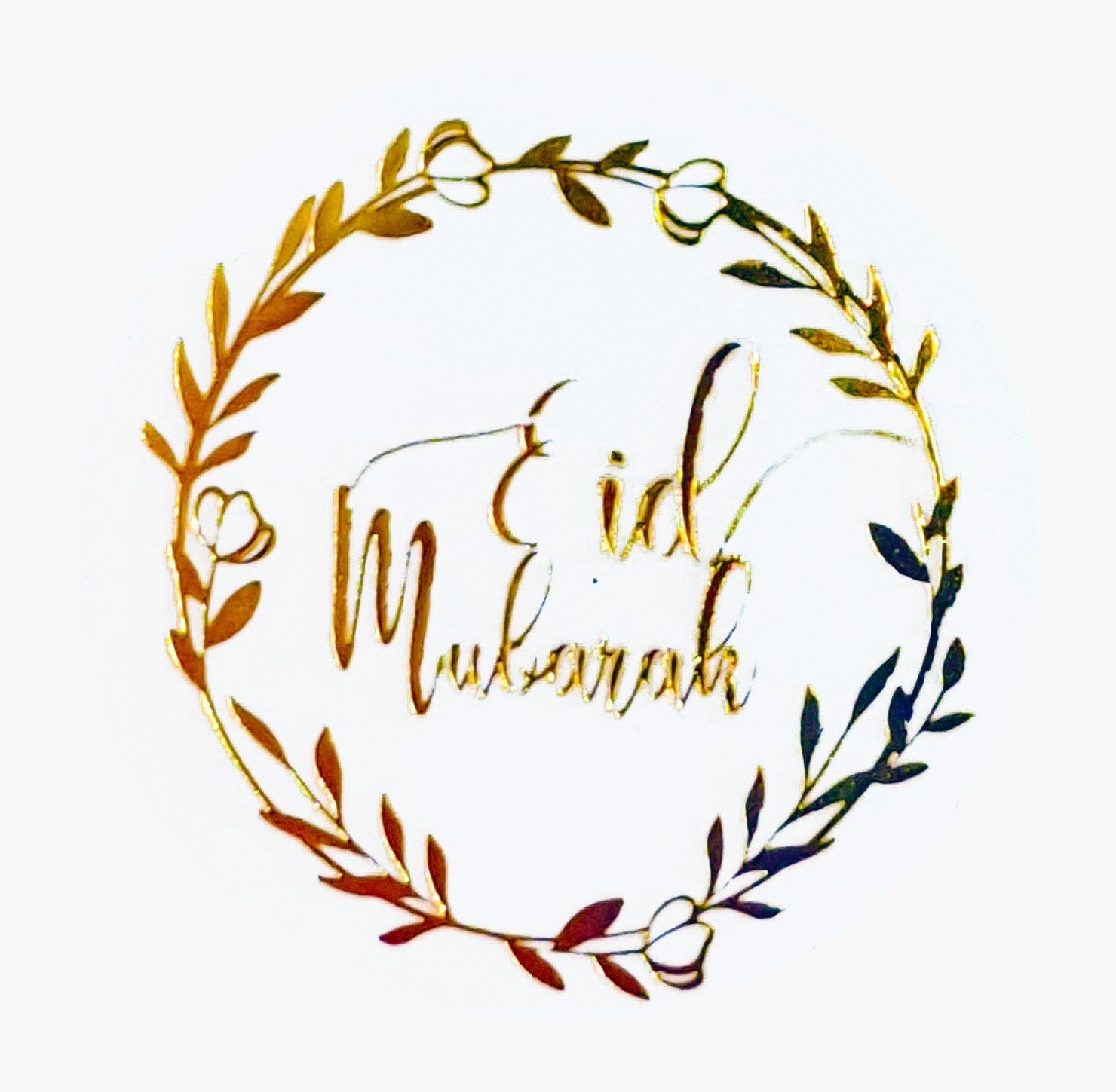 Eid Stickers goud leaf (12st)
